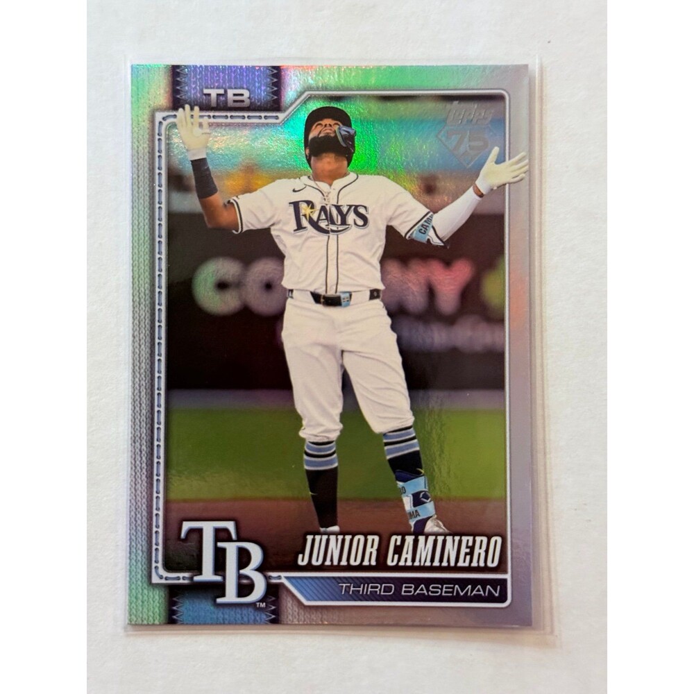 2026 Topps Series 1 Foilboard #328 Junior Caminero Rays